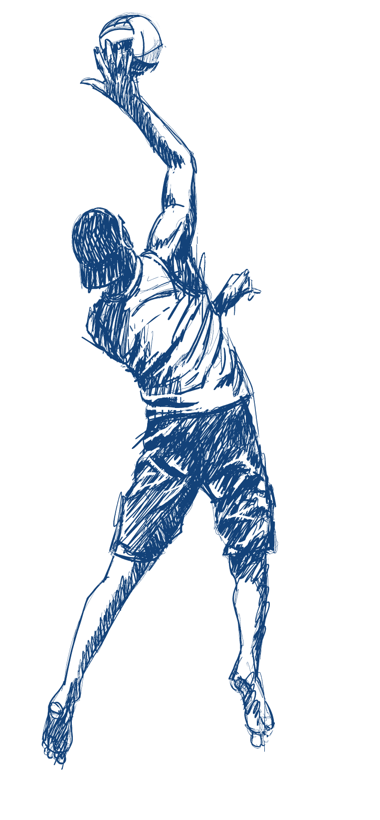 Illustration Beachvolleyball (diepiktografen.de)